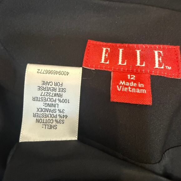 Elle 12 2 button front fitted blazer jacket suit separate C 2654 - Picture 5 of 11